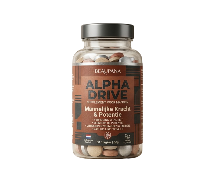 Alpha Drive voedingssupplement, bus met 60 capsules